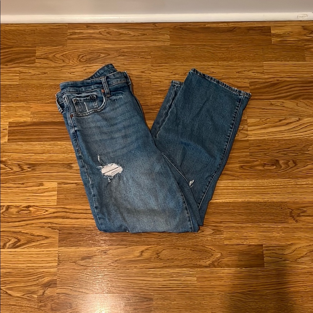 Old Navy Blue Straight Leg Jeans